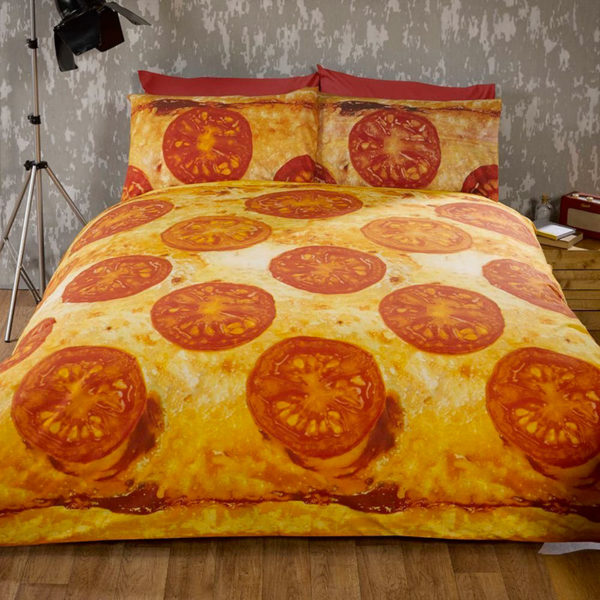 housse couette pizza