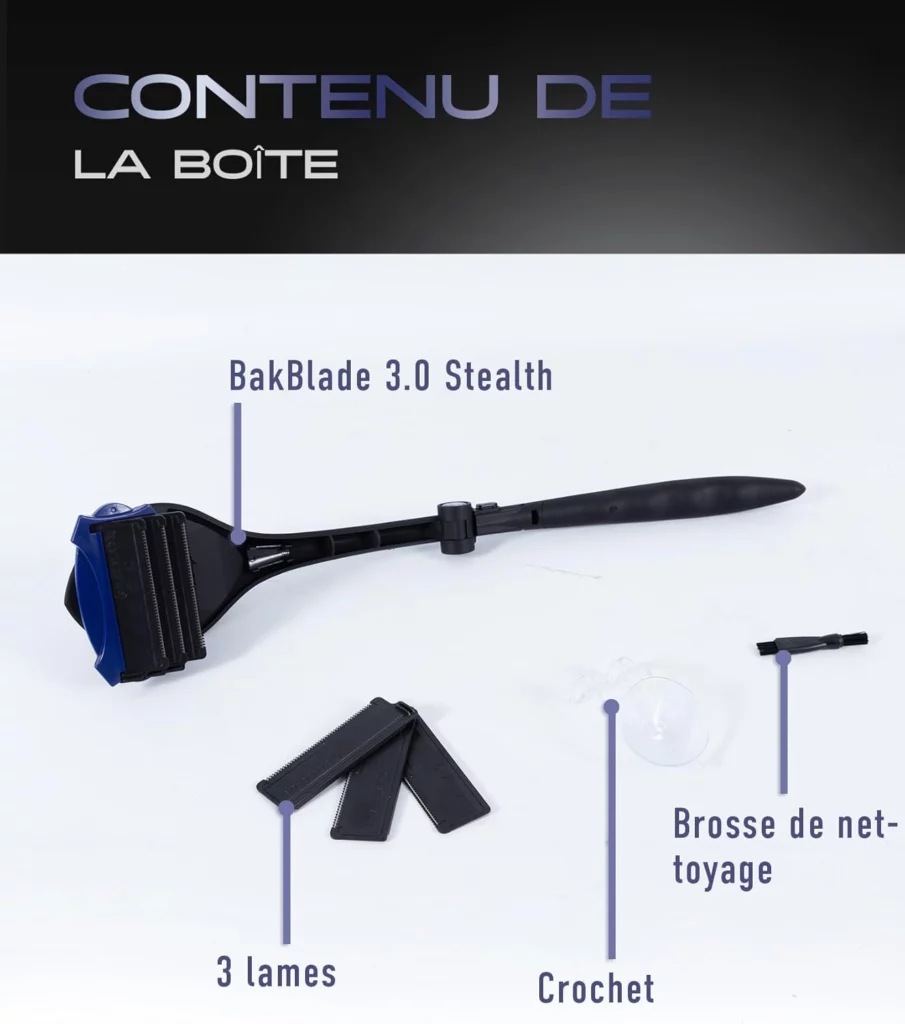 rasoir bakblade contenu